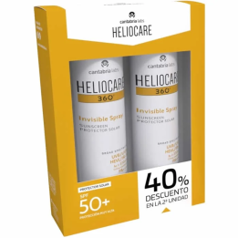 Heliocare 360 Invisible Spray Spf50+ 2x200ml | HogarLider