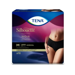 Tena Silhouette Normal Negro M 10U | HogarLider