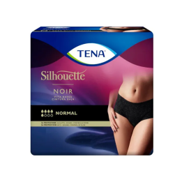 Tena Silhouette Normal Negro L 9U | HogarLider