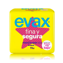 Evax Compresas Fina Y Segura Super 11U | HogarLider