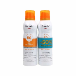 Eucerin Spray Solar Toque Seco Spf50 2x200ml | HogarLider