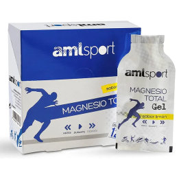 Amlsport Magnesio Total Gel Limón 12 Sobres | HogarLider