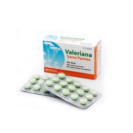 Serra Pamies Valeriana 265mg 60 Comprimidos | HogarLider