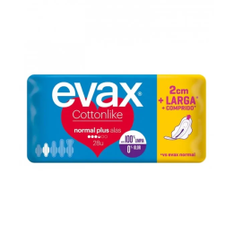 Evax Cottonlike Normal Plus Alas 28 Unidades | HogarLider