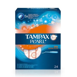 Tampax Pearl Super+ Tampones Con Aplicador 24 | HogarLider