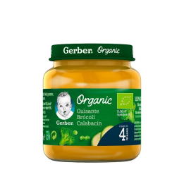 Gerber Organic Guisante Brócoli y Calabacín 125g | HogarLider