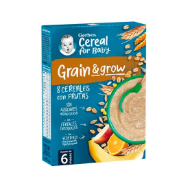 Gerber Papilla 8 Cereales y Fruta 250g | HogarLider