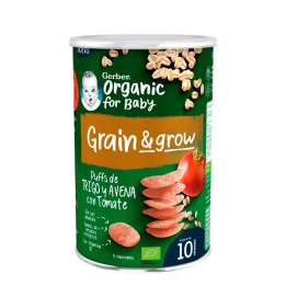 Gerber Snack Organic Cereales y Tomate 35g | HogarLider