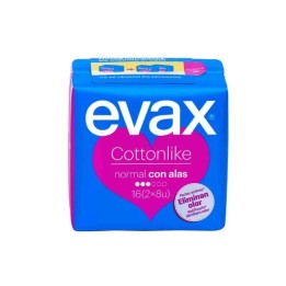 Evax Cottonlike Normal Compresas Con Alas 16u | HogarLider
