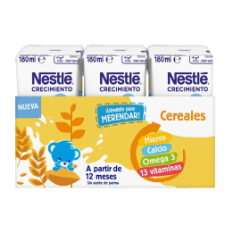 Nestlé Leche Crecimiento 1+ Cereal 3x180ml | HogarLider