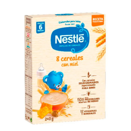 Nestlé Papilla 8 Cereales con Miel 240g | HogarLider