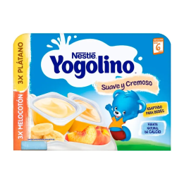 Nestlé Yogolino Plátano y Melocotón 6x60g | HogarLider