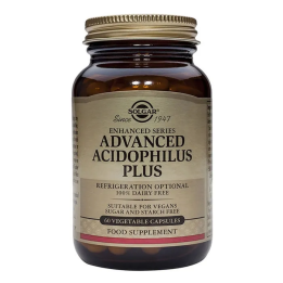 Solgar Advanced Acidophilus Plus 60 Cápsulas | HogarLider