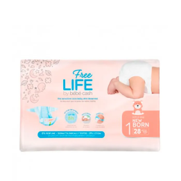 Freelife Bebé Cash Pañal New Born 1 2-4kg 28U | HogarLider