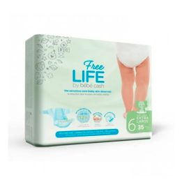 Freelife Bebecash Pañal 6 XL 18kg 35U | HogarLider