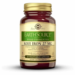 Solgar Koji Fermented Iron 27g 30 Caps | HogarLider