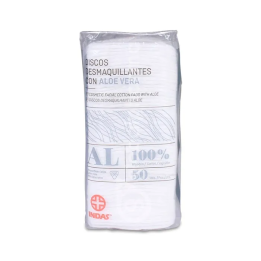 Indas Discos Desmaquillantes Aloe Vera 50U | HogarLider