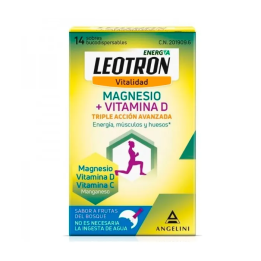 Leotron Vitalidad Magnesio+Vitamina D 14 Sobres | HogarLider