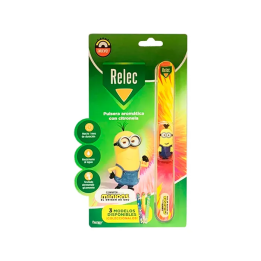 Relec Pulsera Antimosquitos Minions Roja 1U | HogarLider