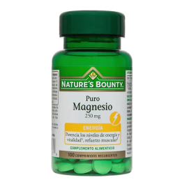 Nature's Bounty Magnesio 250mg 100 Comprimidos | HogarLider