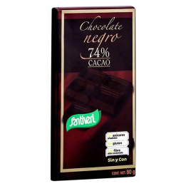 Santiveri Chocolate Negro 74% Cacao 80g | HogarLider