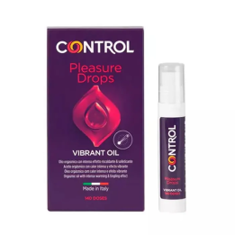 Control Pleasure Drops Aceite Vibrante 10ml | HogarLider