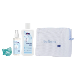 Chicco Neceser Pique Azul Set 3 Piezas | HogarLider