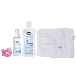 Chicco Neceser Pique Rosa Set 3 Piezas | HogarLider