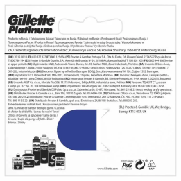 Gillette Platinum Hojas De Afeitar… · 30142605969… | HogarLider