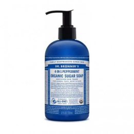 Dr. Bronner's Jabones De Azúcar Bio 355ml Menta | HogarLider