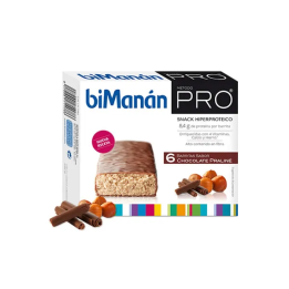 Bimanán Pro Barritas Chocolate Praliné 6uds | HogarLider