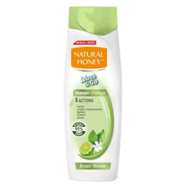Natural Honey Wash y Go Champú Graso 400ml | HogarLider
