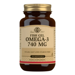 Solgar Fishgel Omega 740mg 50 Comprimidos | HogarLider
