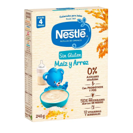 Nestle Papilla Sin Gluten Maíz y Arroz 240g | HogarLider
