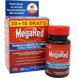Megared Omega 3 Aceite Krill 40 Cápsulas | HogarLider