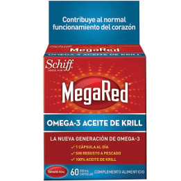Megared Omega 3 Aceite Krill 60 Cápsulas | HogarLider
