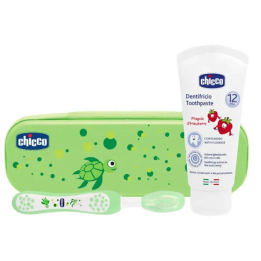 Chicco Dental Verde 12m+ Set 2 Piezas | HogarLider