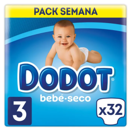Dodot Bebé-Seco Pañales Talla 3, 32 Pañales | HogarLider