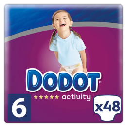Dodot Activity Pañales Talla 6, 48 Pañales | HogarLider