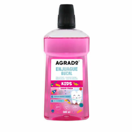Agrado Enjuague Bucal Kids Fresa 500ml | HogarLider