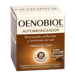 30 Cápsulas Autobronceadoras Oenobiol | HogarLider