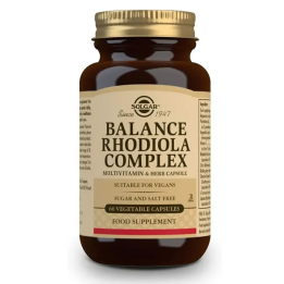 Solgar Balance Rhodiola Complex 60 Cápsulas | HogarLider