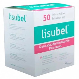 Lisubel 50 Apósitos Estéril Tela 10x10 | HogarLider