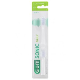 Gum Sonic Daily Recambios Cepillo Blanco 2U | HogarLider