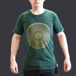 Camiseta Nomad Sari Pequeña - Mandala - Verde | HogarLider