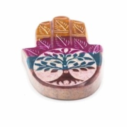 Porta Incienso Hamsa de Esteatita… · AW-SoapISH… | HogarLider