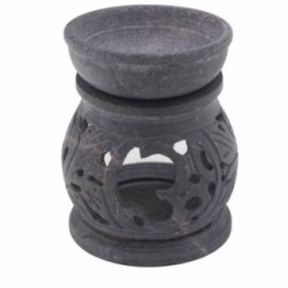 Quemador de aceite pequeño de esteatita 8cm - Om | HogarLider