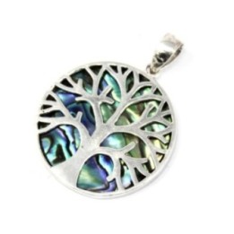 Colgante de Plata Árbol de la Vida 30mm - Abulón | HogarLider