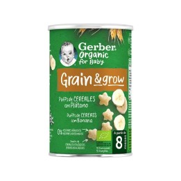 Gerber Organic Puff Cereales y Platano | HogarLider