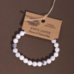 Brazalete de Energía - Jaspe blanco | HogarLider